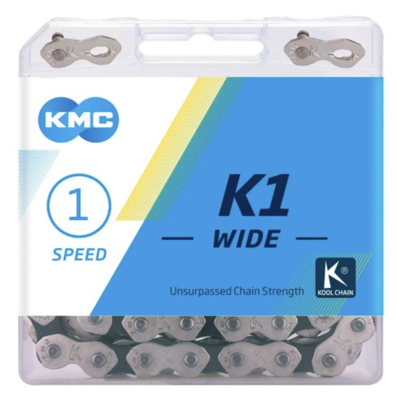 Цепь KMC K1 wide - speed 1, links 112 - фото 1 - id-p108640814