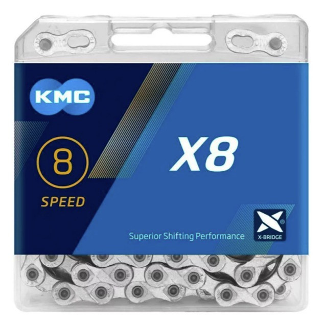 Цепь KMC X8 - speed 8, links 116, фото 1