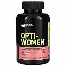 Optimum Nutrition, Opti-Women, Комплекс витамин для женщин 120 кап.