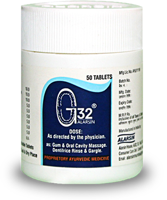 G-32 для здоровья десен и зубов (G-32 ALARSIN), 100 таб - фото 1 - id-p108642759