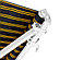 Выдвижная маркиза (навес) 4x2.5м Желто-черный, фото 5