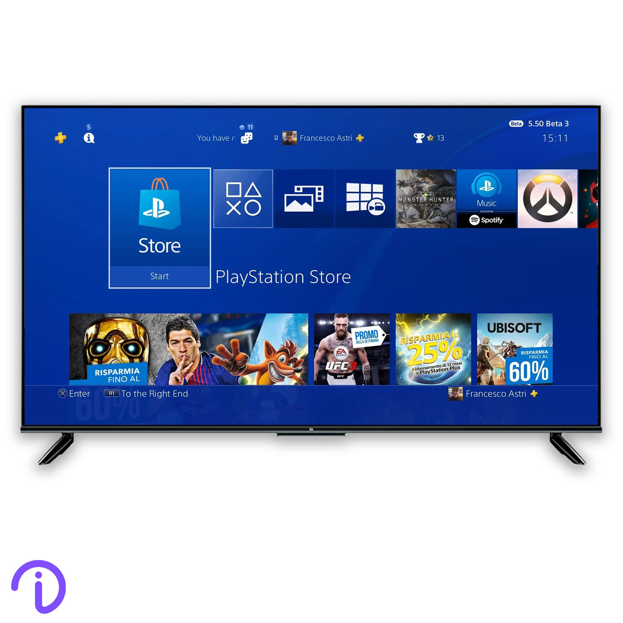 Телевизор Xiaomi EA55" [55"(140см) 4K 60Гц] - фото 3 - id-p107578057