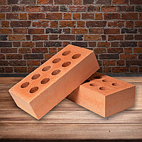 Кирпич облицовочный одинарный 250*120*65 мм Оранжевый Терракота