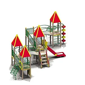 Детский игровой комплекс (9,740 м х  8,910 м х 4,320 м)