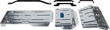 Комплект алюминиевой защиты радиатор + картер + КПП + РК + комплект крепежа, Toyota LC 150 Prado 2009-2023, фото 2