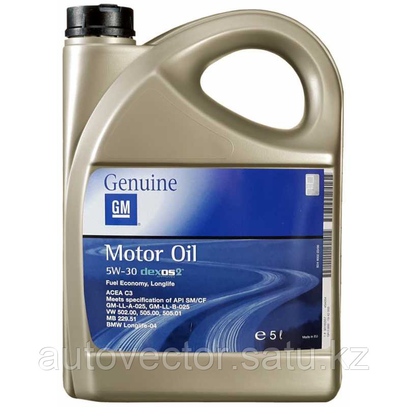 Моторное масло General Motors Longlife 5W-30 Dexos2 5л - фото 1 - id-p108645302
