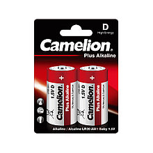 Батарейка CAMELION Plus Alkaline LR20-BP2 2 шт. в блистере