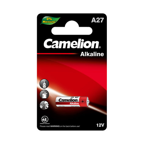 Батарейка CAMELION Alkaline A27-BP1, фото 2