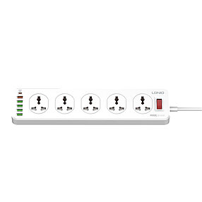 Сетевой фильтр LDNIO Universal SC10610 10 розеток 6*USB 12V/3A Портов 2м, фото 2