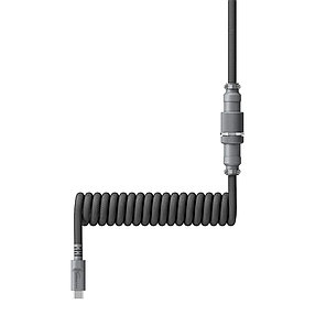 Провод для механической клавиатуры HyperX USB-C Coiled Cable Gray 6J678AA, фото 2