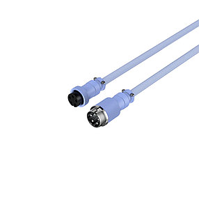 Провод для механической клавиатуры HyperX USB-C Coiled Cable Light Purple 6J682AA, фото 2