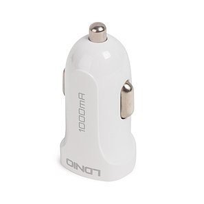 Автомобильное зарядное устройство LDNIO DL-C17 1*USB Lightning Белый, фото 2