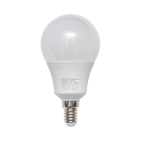 Эл. лампа светодиодная SVC LED G45-7W-E14-3000K, Тёплый, фото 2