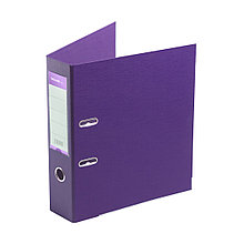 Папка-регистратор Deluxe с арочным механизмом, Office 3-PE1 (3" PURPLE), А4, 70 мм, фиолетовый