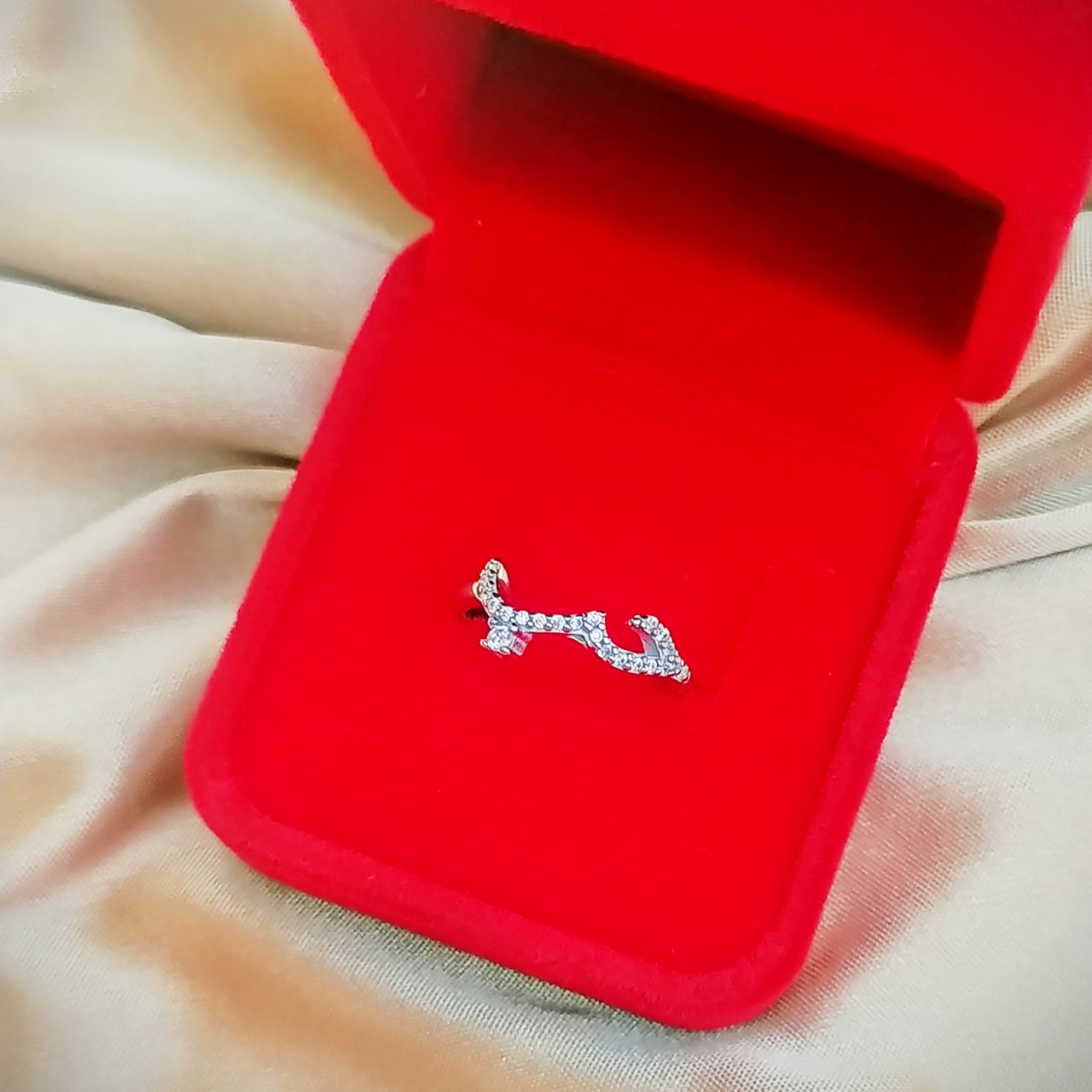 Нежное кольцо "Любовь" на арабском языке, 17 размер - фото 1 - id-p108652869