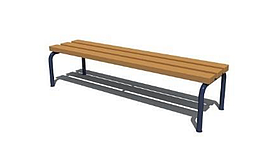 Скамья детская с деревянным сидением