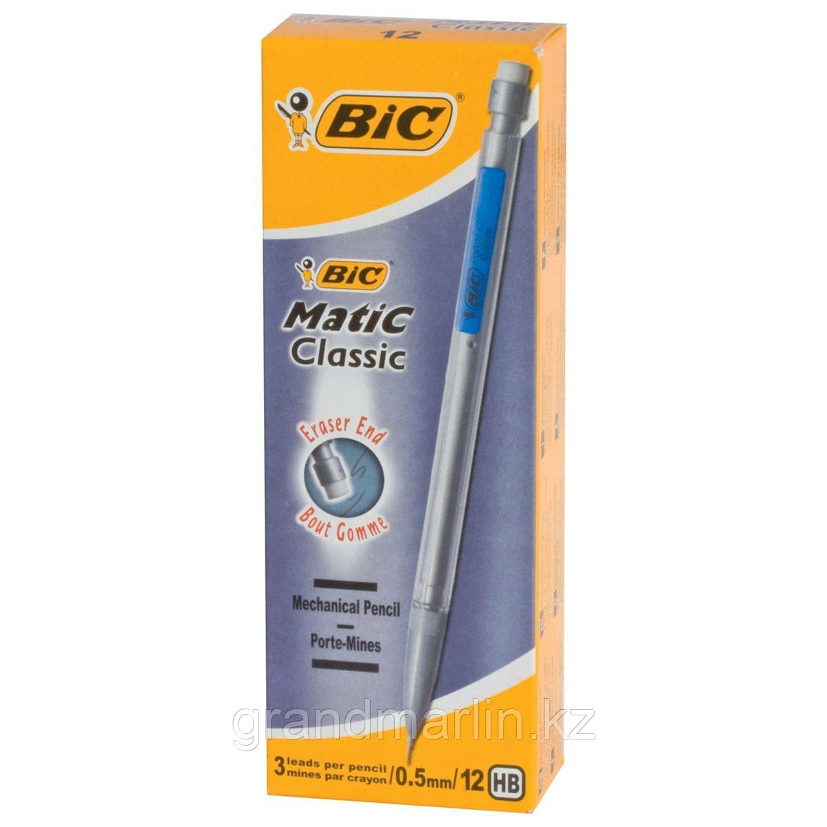 Карандаш механический Bic "Matic Classic" 0,5мм, с ластиком