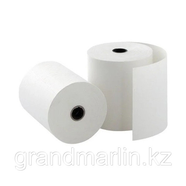 Чековая лента термо 57*30*12 (29м), Deli, 44г/м2 термослой наружу, фото 1