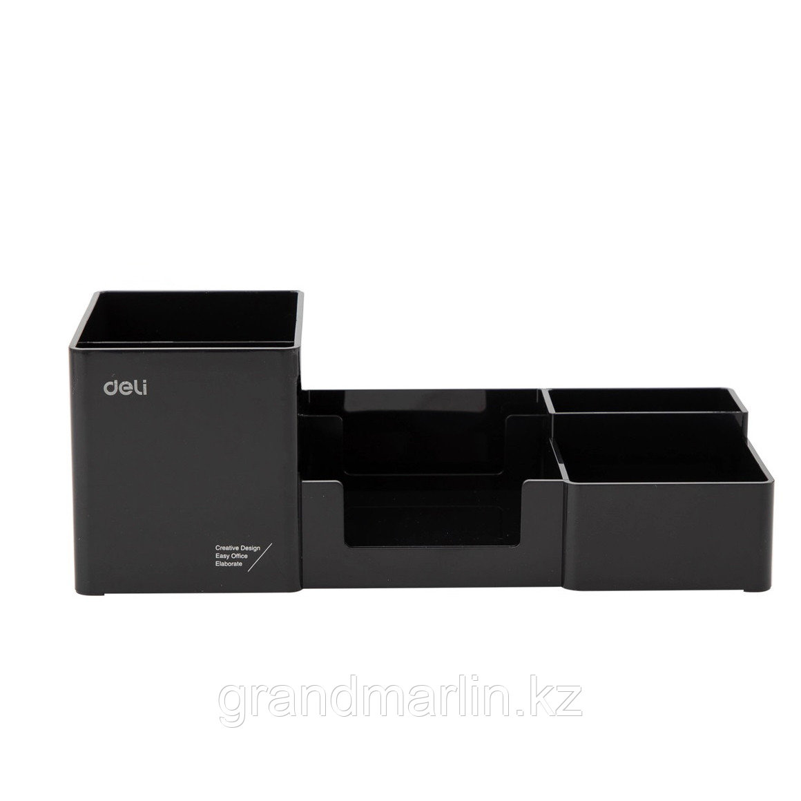 Настольный органайзер Deli, 254 × 112 × 90 мм, черный - фото 1 - id-p107441306