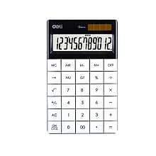 Калькулятор настольный Deli "1589" 12 разрядный, 165,3х103,2х14,7 мм, белый