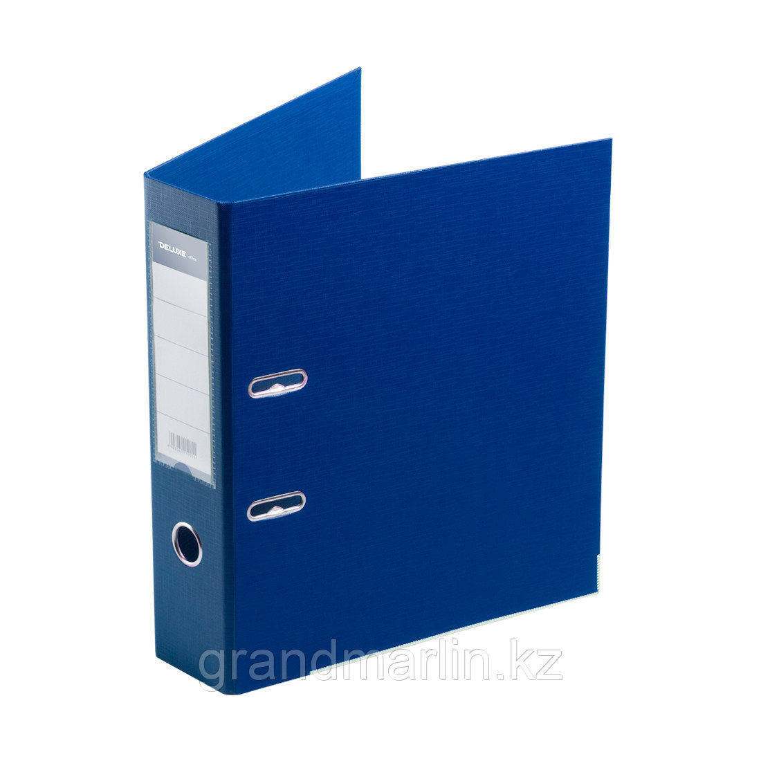 Папка–регистратор с арочным механизмом, Deluxe, Office 3-BE21 (3" BLUE), А4, 70 мм, 1200 мкм. (2 мм.