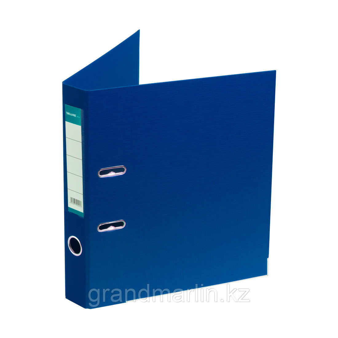 Папка–регистратор с арочным механизмом, Deluxe, Office 2-BE21 (2" BLUE), А4, 50 мм, 1200 мкм. (2 мм.