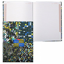 Бизнес-блокнот "Hatber", 160л, А4, клетка, ламинация, твёрдый переплёт, серия "Color Mosaic"