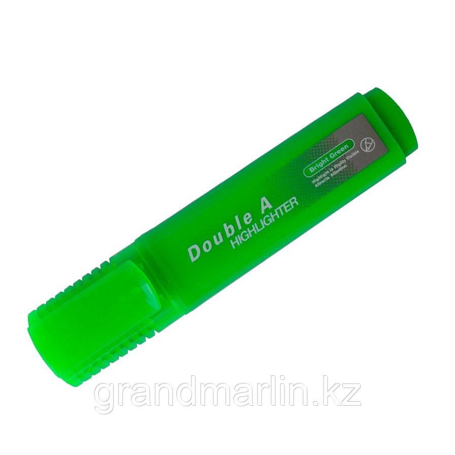 Маркер текстовый Double A DHL-220-BG-EN 2-5мм, зеленый неон, скошенный наконечник - фото 1 - id-p107464934
