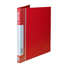 Папка с файлами Double A CH02412-EN А4, 20 файлов, 1200 мкм, пластиковая, красный