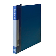 Папка с файлами Double A CH02212-EN А4, 20 файлов, 1200 мкм, пластиковая, голубой