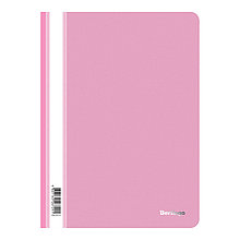 Папка-скоросшиватель пластиковая Berlingo А4, 180мкм, розовый