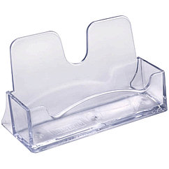 Подставка для визиток СТАММ, прозрачная