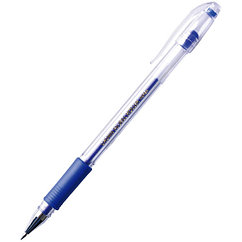 Ручка гелевая Crown "Hi-Jell Grip" 0,5мм, с резиновым упором для пальцев, синяя