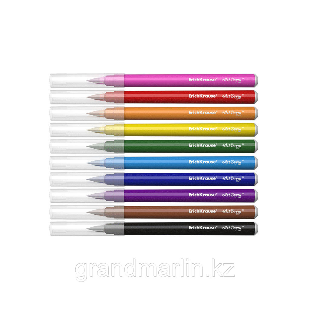 Фломастеры-кисточки ArtBerry® Easy Washable 10 цветов - фото 2 - id-p107475619