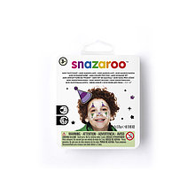 Мини-набор красок для лица Snazaroo "Клоун", 3цв.*2мл, блистер