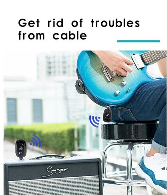 Радиосистема инструментальная беспроводная гитарная Music Room Wireless Guitar System A9 - фото 7 - id-p108652945