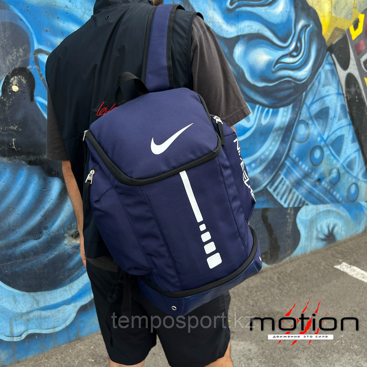 Рюкзак Nike Hoops Elite (синий) - фото 2 - id-p108603861