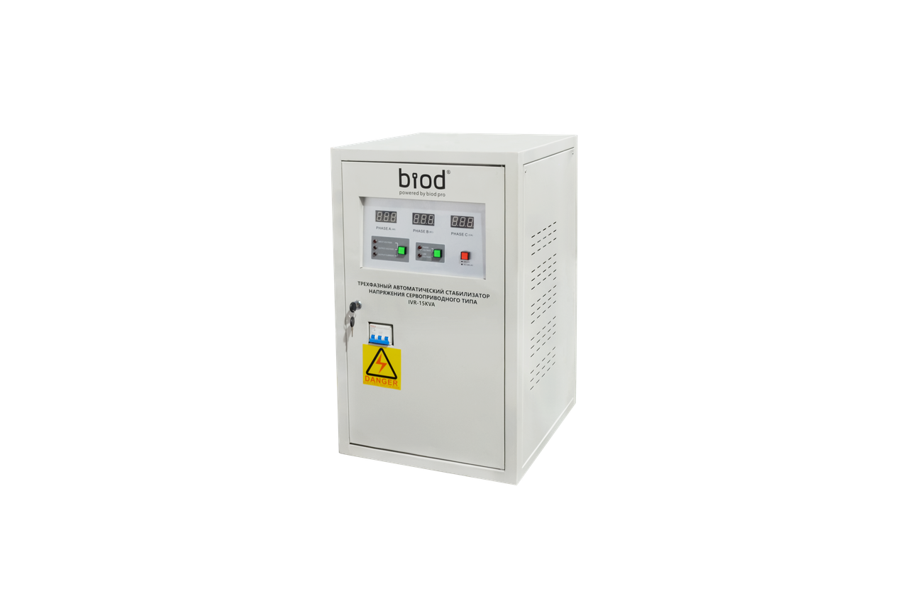 Стабилизатор напряжения Biod Pro IVR15K трехфазный 15 кВА - фото 5 - id-p100710834