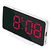 Часы-термометр настольные/настенные электронные iClock Smart Alarm с зеркальным LED-дисплеем (Синий), фото 8
