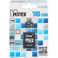 Mirex MicroSDHC [13613-ADTMSD16] флэш (flash) карталар (13613-ADTMSD16)