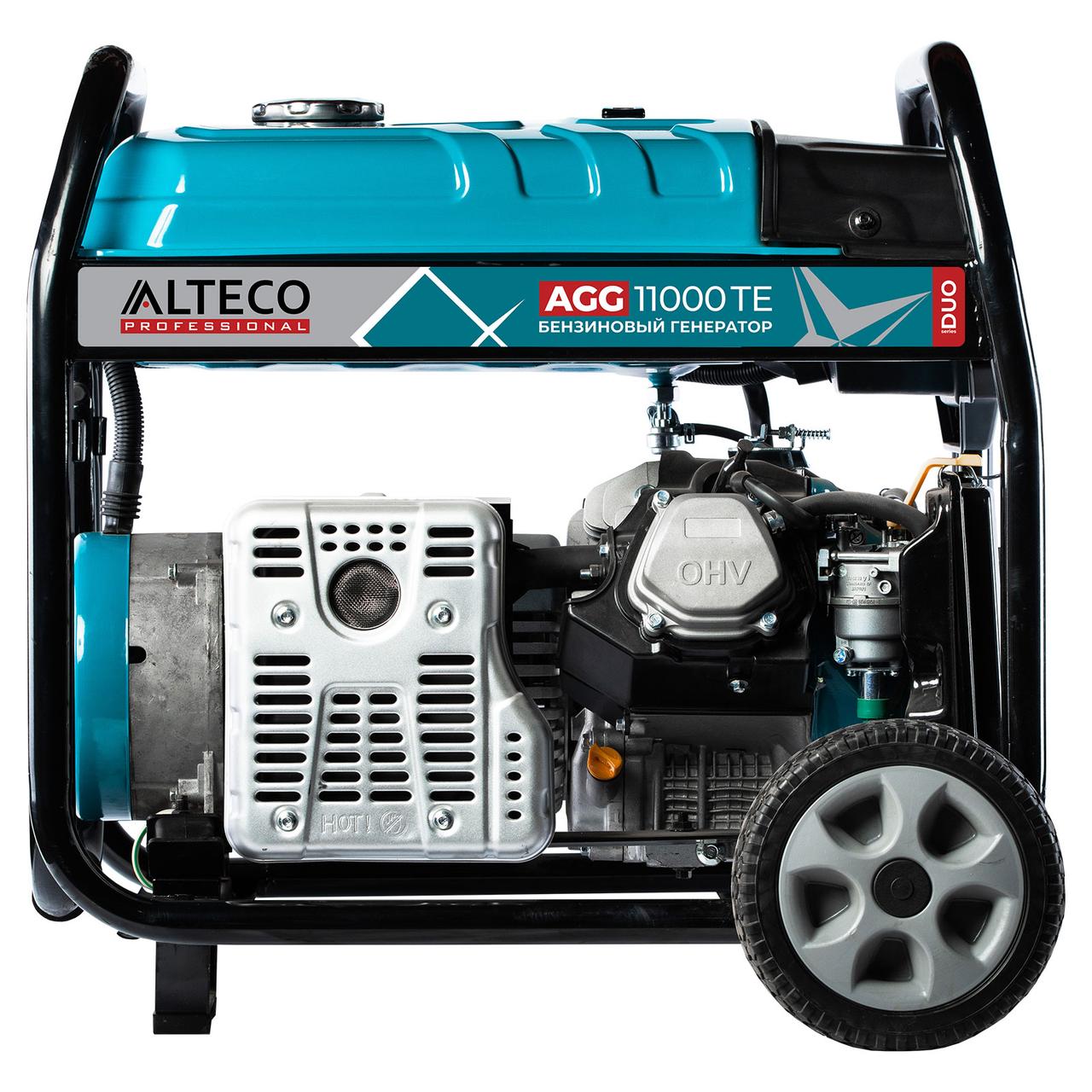 Бензиновый генератор ALTECO AGG 11000 TE DUO 17236 (8.5 кВт, 380 В, ручной/электро, бак 25 л) - фото 2 - id-p108661813