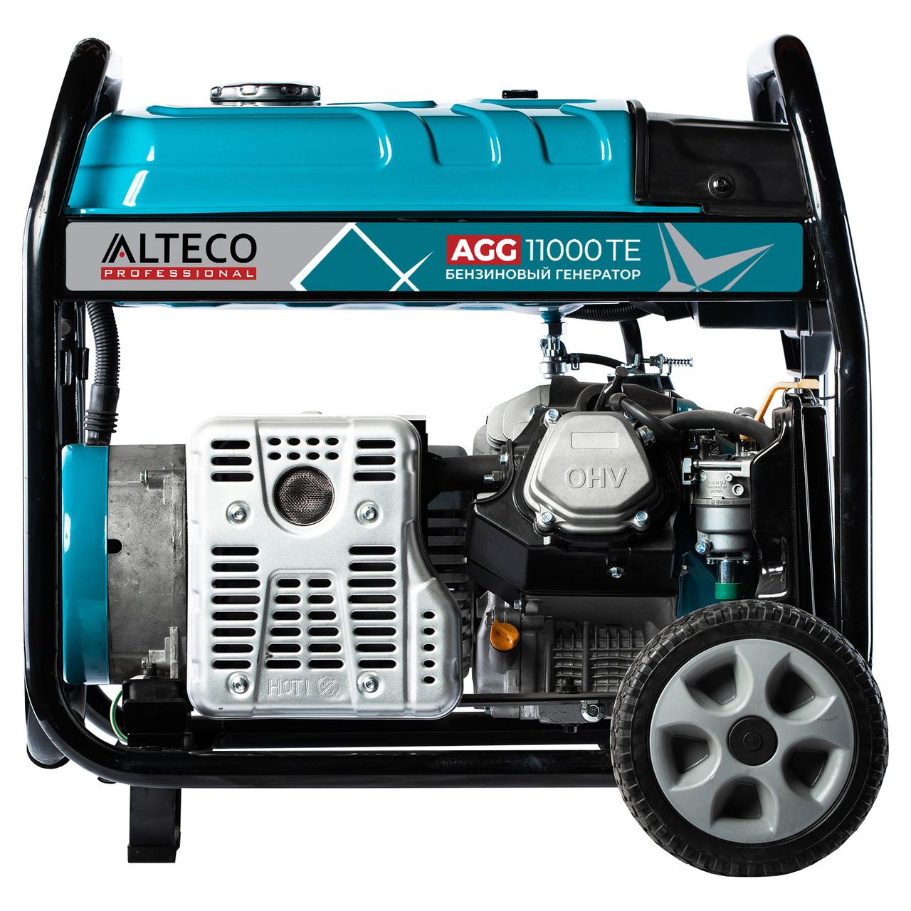 Бензиновый генератор Alteco Professional AGG 11000TЕ 13515 (8.0 кВт, 380 В, ручной/электро, бак 25 л - фото 2 - id-p108661949