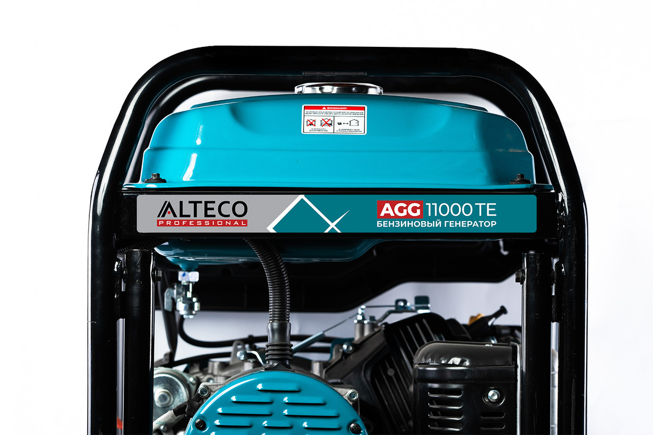 Бензиновый генератор Alteco Professional AGG 11000TЕ 13515 (8.0 кВт, 380 В, ручной/электро, бак 25 л - фото 6 - id-p108661949