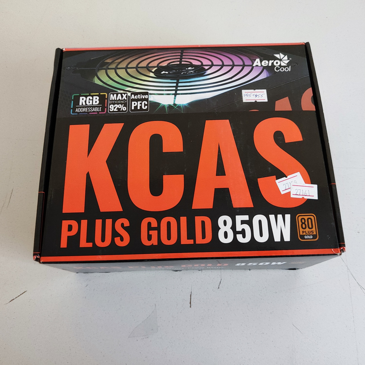 Блок питания ATX 850W AeroCool KCAS Plus Gold 850W RGB, 20+4+8/24+8+8, 8SATA, 4mol, 3x6+2p PCI-E,ATX - фото 6 - id-p108640380