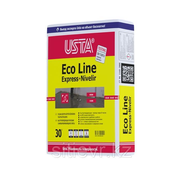Eco Line 30 кг - Быстротвердеющая гипсовая самовыравнивающая смесь - фото 1 - id-p105676249