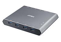 2-портовый 4K DisplayPort USB-C KVM док-переключатель с функцией сквозной передачи питания US3311 ATEN