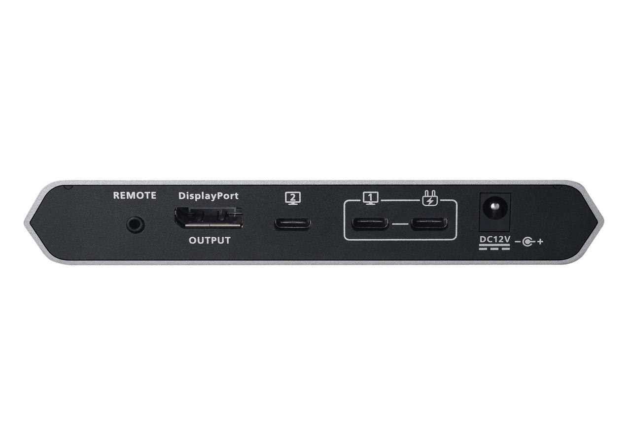 2-портовый 4K DisplayPort USB-C KVM док-переключатель с функцией сквозной передачи питания US3311 ATEN - фото 3 - id-p108663391