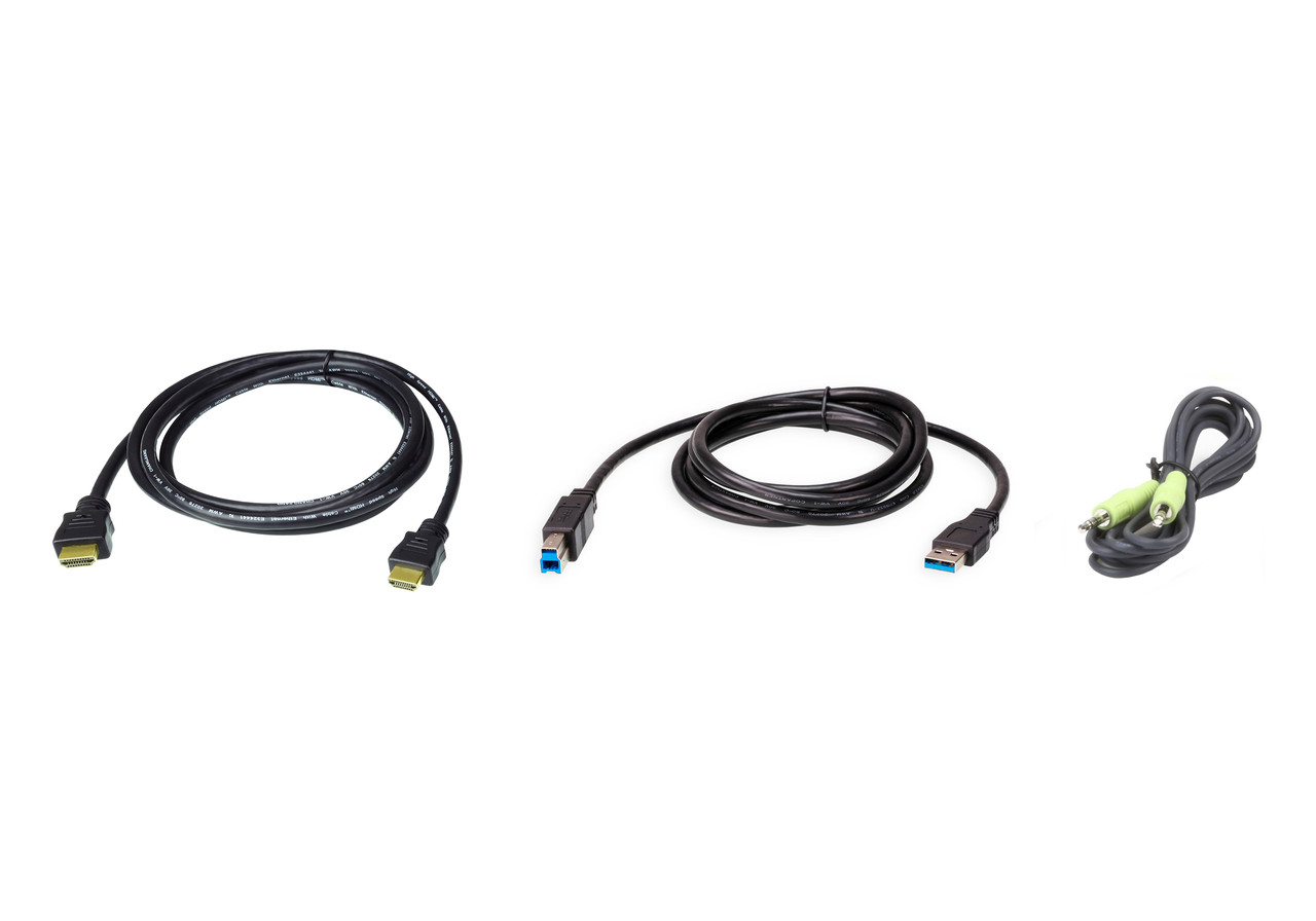 Комплект кабелей USB, HDMI для KVM-переключателя (1.8м)  2L-7D02UHX3 ATEN