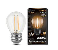 Лампа Gauss LED Filament Globe 5W E27 2700K 105802105