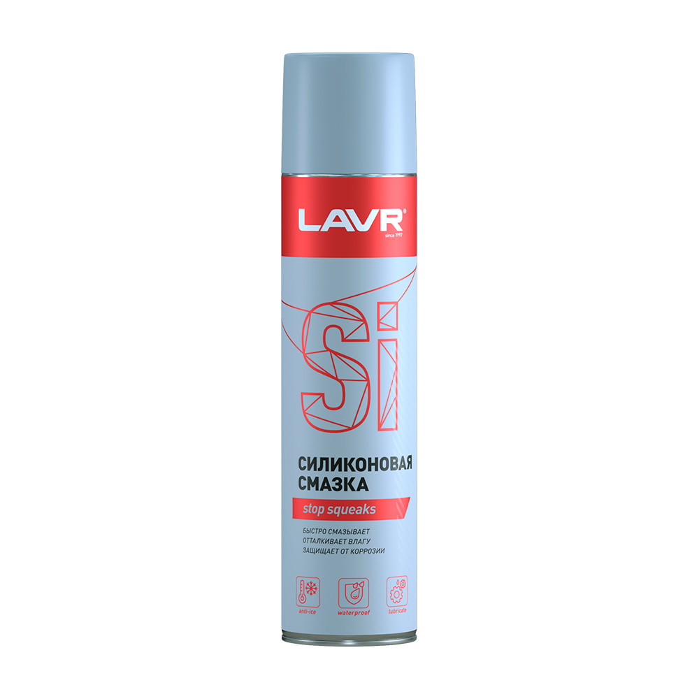 Силиконовая смазка LAVR Silicone spray/400 мл (аэрозоль) Ln1543 - фото 1 - id-p108284299